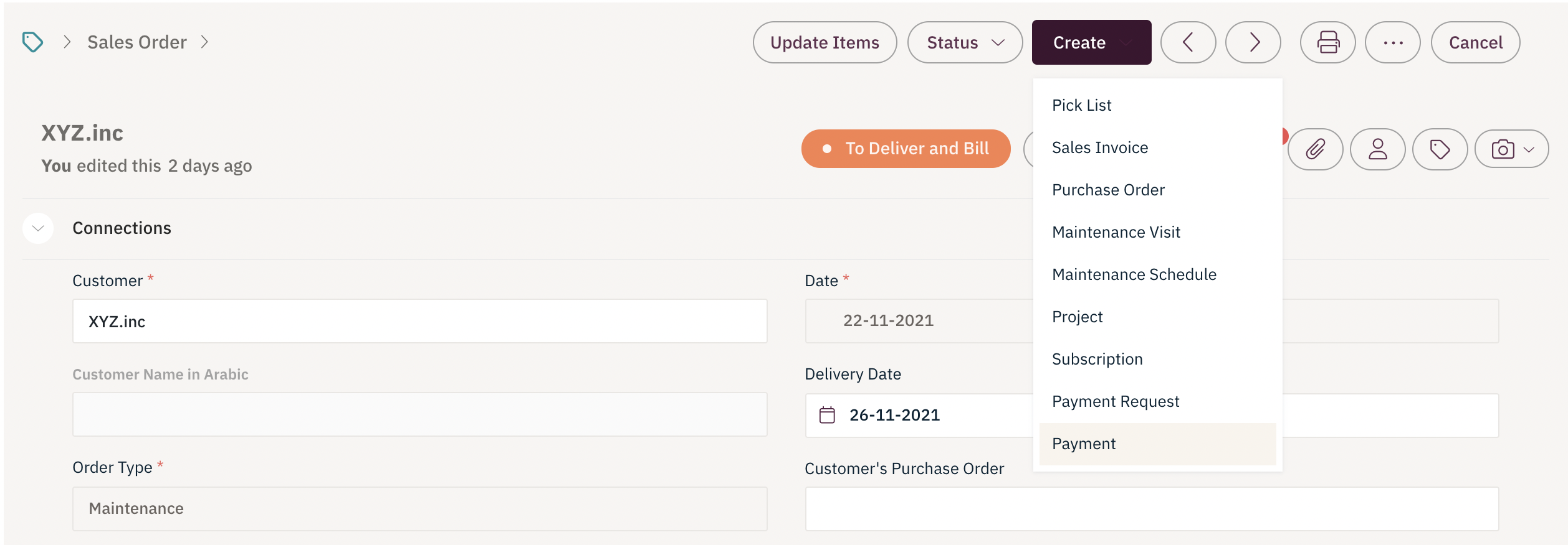 Advance Payment Accounting Entry Example